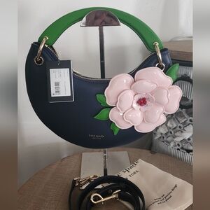 Nwt Kate Spade Expo Floral Top Handle Bag